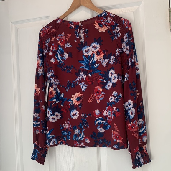 Ana Long Sleeve Floral Top size XS NWT - Picture 8 of 9